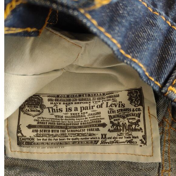 Levi's Original Button Up 501 Jeans - Picture 3 of 4